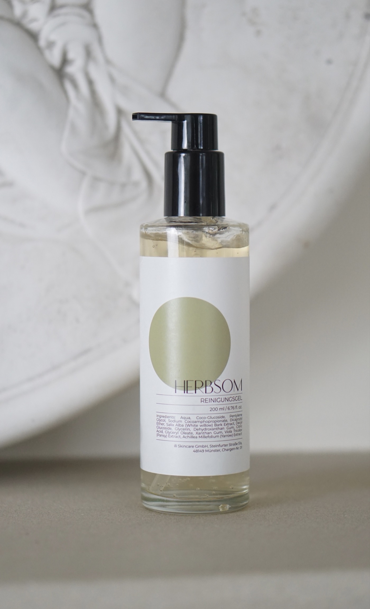 Gel nettoyant Herbsom pour peau mixte, grasse et normale