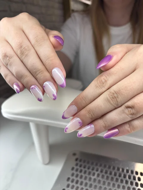 Violet et motifs fleuris — Lazoya à La Rochelle